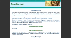 Desktop Screenshot of gemsbot.com